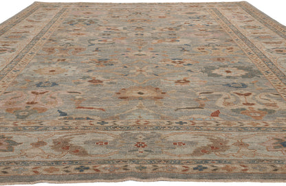 9 x 12 Modern Blue Persian Sultanabad Rug 60700