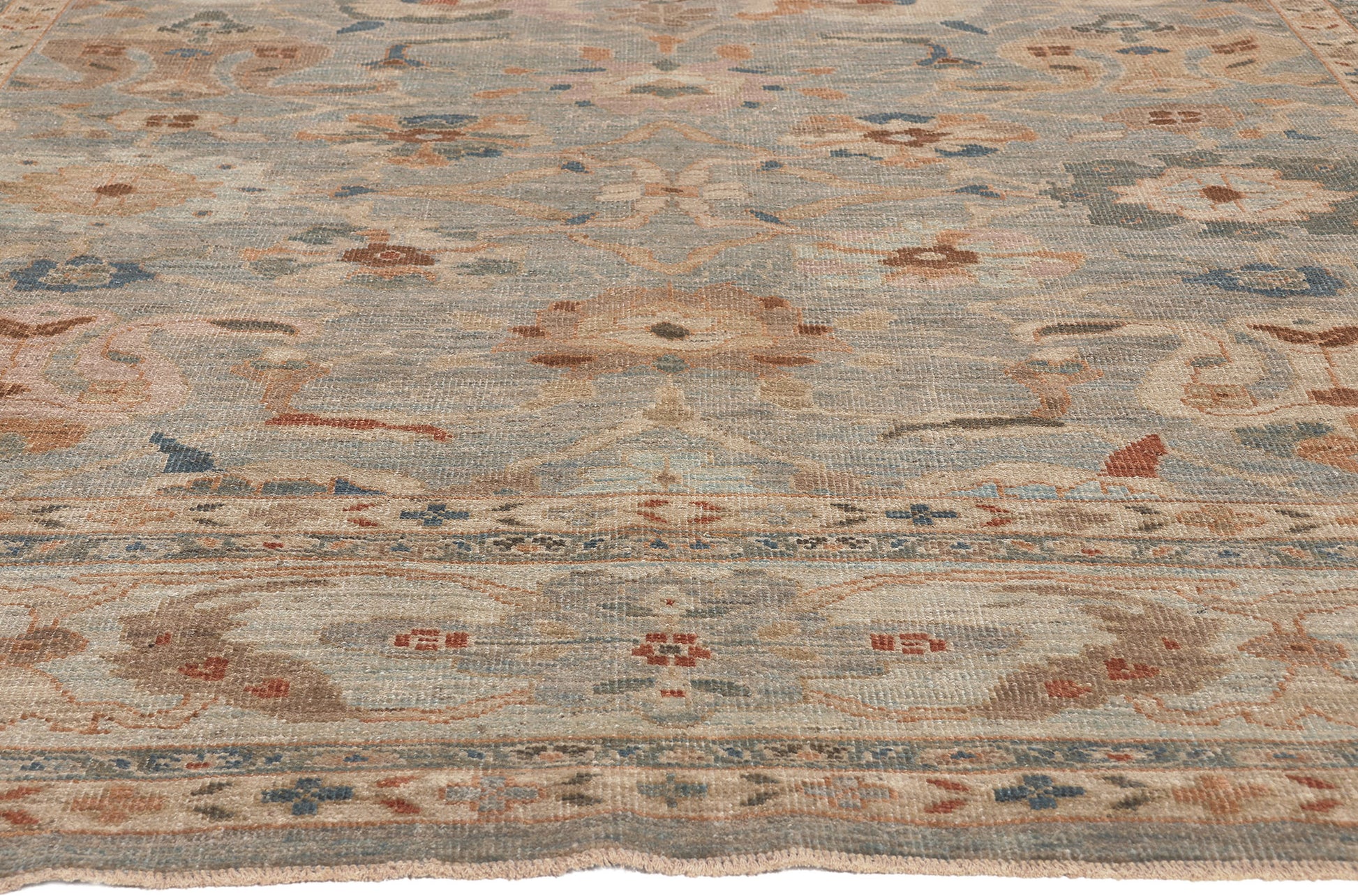 9 x 12 Modern Blue Persian Sultanabad Rug 60700