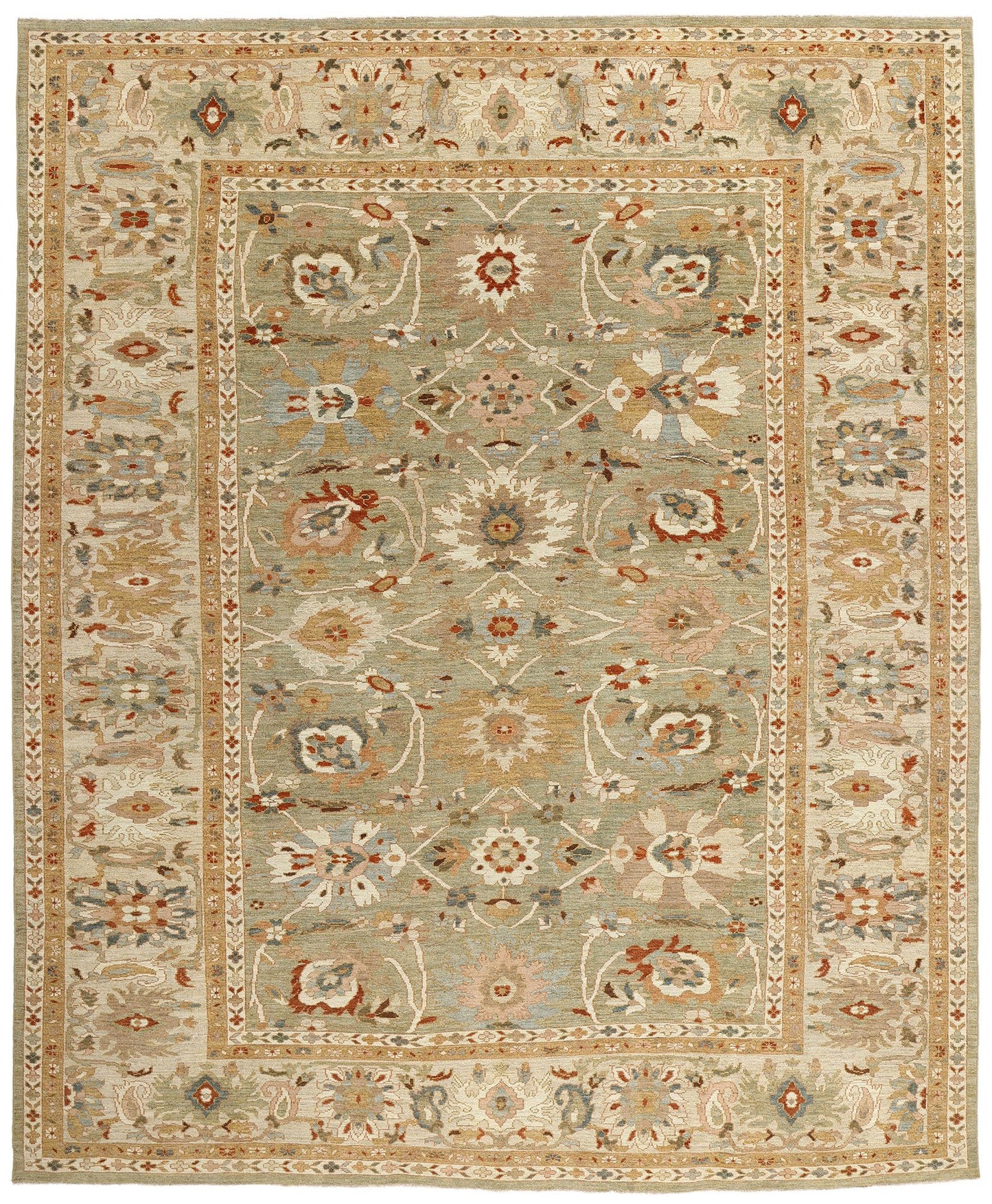 11 x 13 Modern Persian Sultanabad Rug 61280