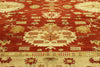 13 x 15 Modern Red Turkish Oushak Rug 74066