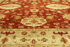 13 x 15 Modern Red Turkish Oushak Rug 74066