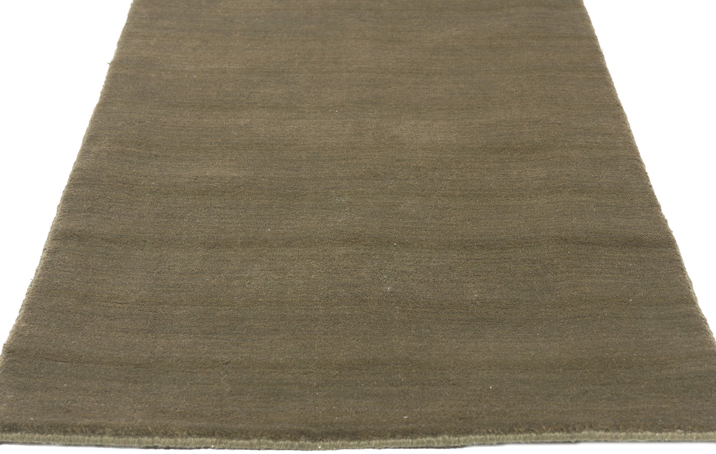 2 x 9 Solid Olive Green Modern Rug 30996