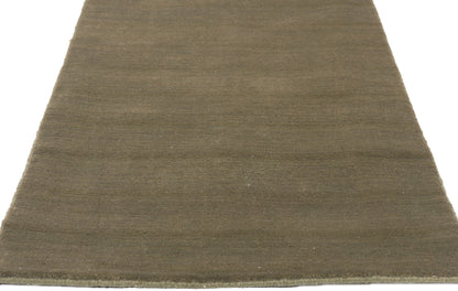 2 x 9 Solid Olive Green Modern Rug 30996
