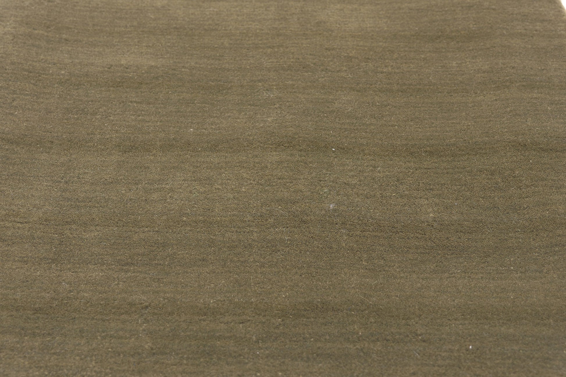 2 x 9 Solid Olive Green Modern Rug 30996