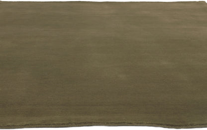 8 x 10 Solid Olive Green Modern Rug 30999
