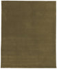 8 x 10 Solid Olive Green Modern Rug 30999