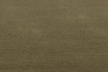 8 x 10 Solid Olive Green Modern Rug 30999