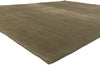 9 x 12 Solid Olive Green Modern Rug 31000
