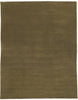 9 x 12 Solid Olive Green Modern Rug 31000