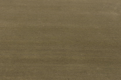 9 x 12 Solid Olive Green Modern Rug 31000