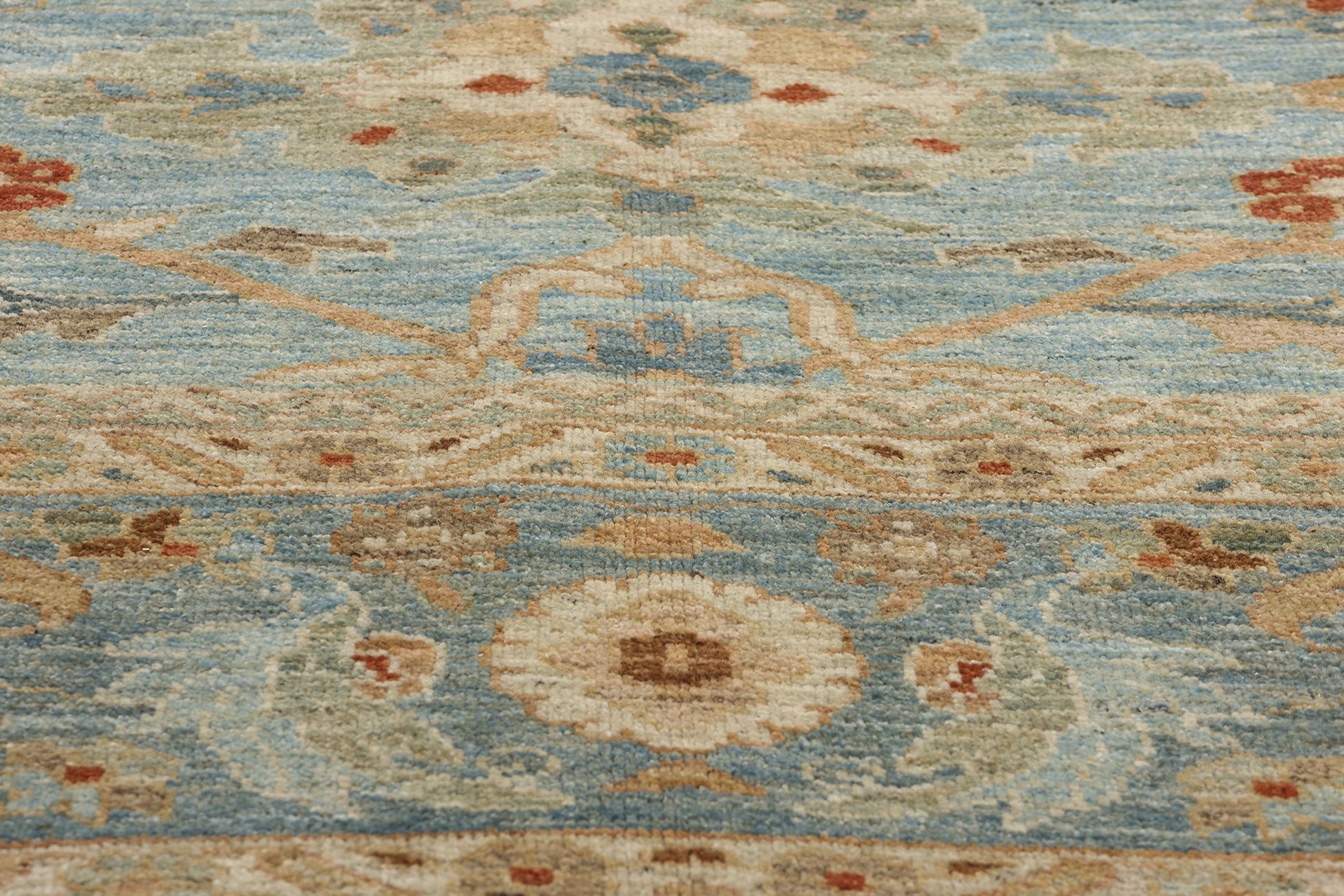 12 x 16 Modern Sky Blue Persian Sultanabad Rug 61294