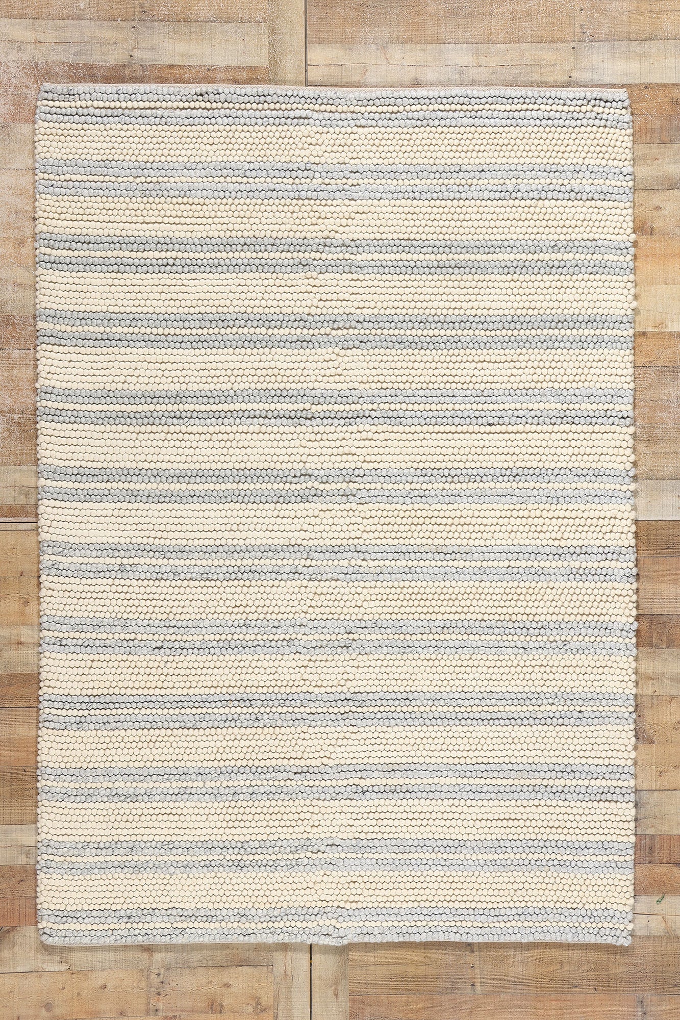 6 x 8 Modern Striped Textured Rug 31049