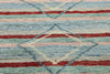 9 x 8 Modern Striped Tribal Moroccan Rug 31221