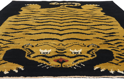8 x 10 Modern Tibetan Tiger Rug 31324