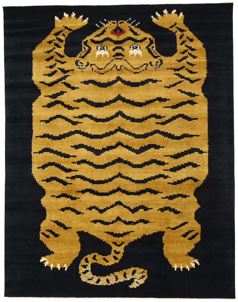 8 x 10 Modern Tibetan Tiger Rug 31324