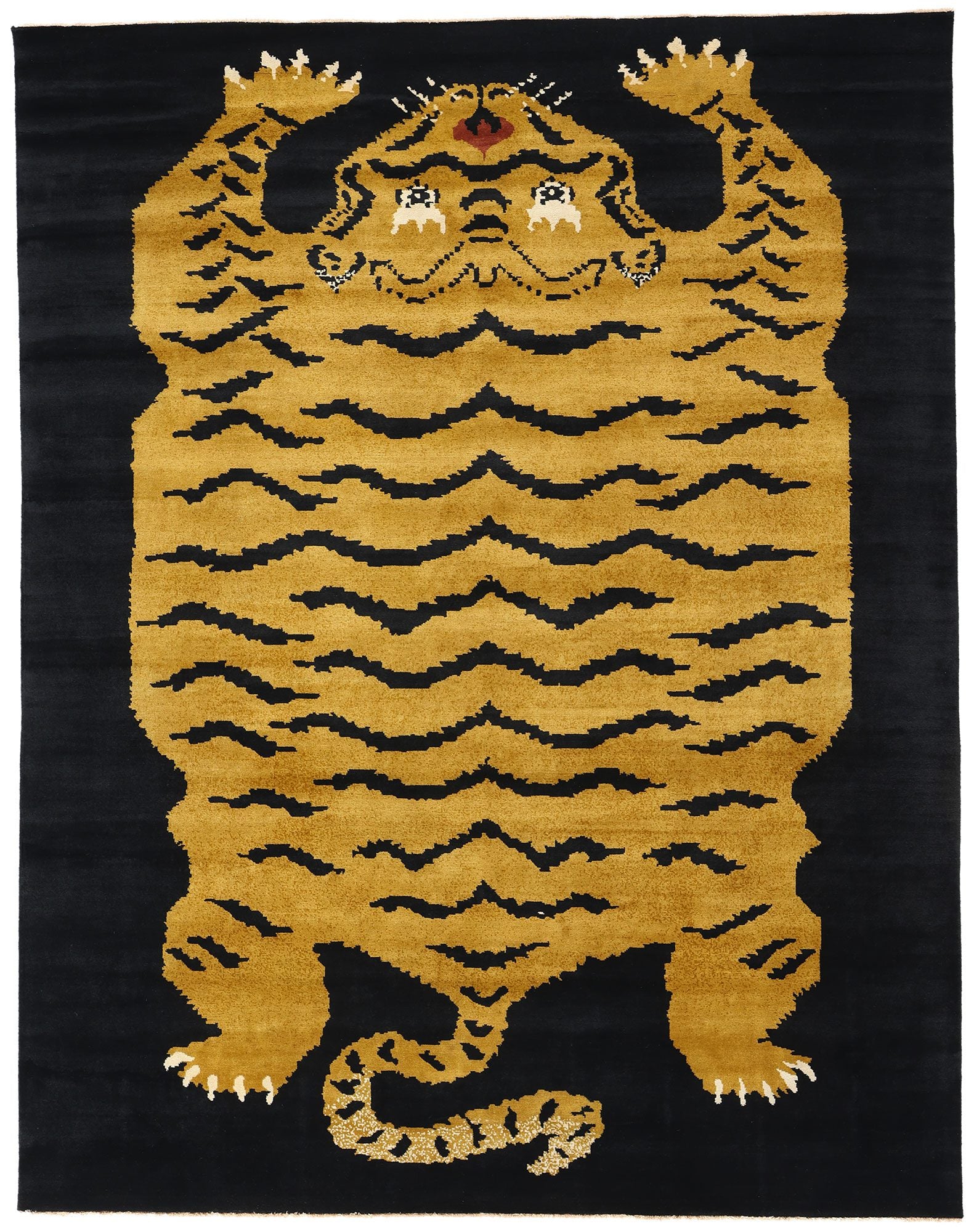 8 x 10 Modern Tibetan Tiger Rug 31324
