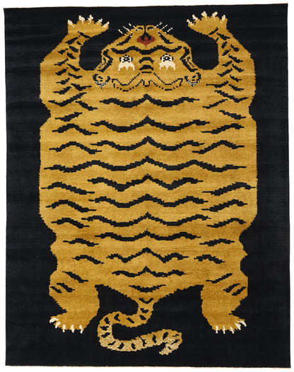 8 x 10 Modern Tibetan Tiger Rug 31324