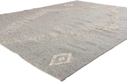 8 x 10 Modern Tribal Gray Moroccan Rug 31082