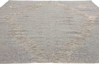 8 x 10 Modern Tribal Gray Moroccan Rug 31082