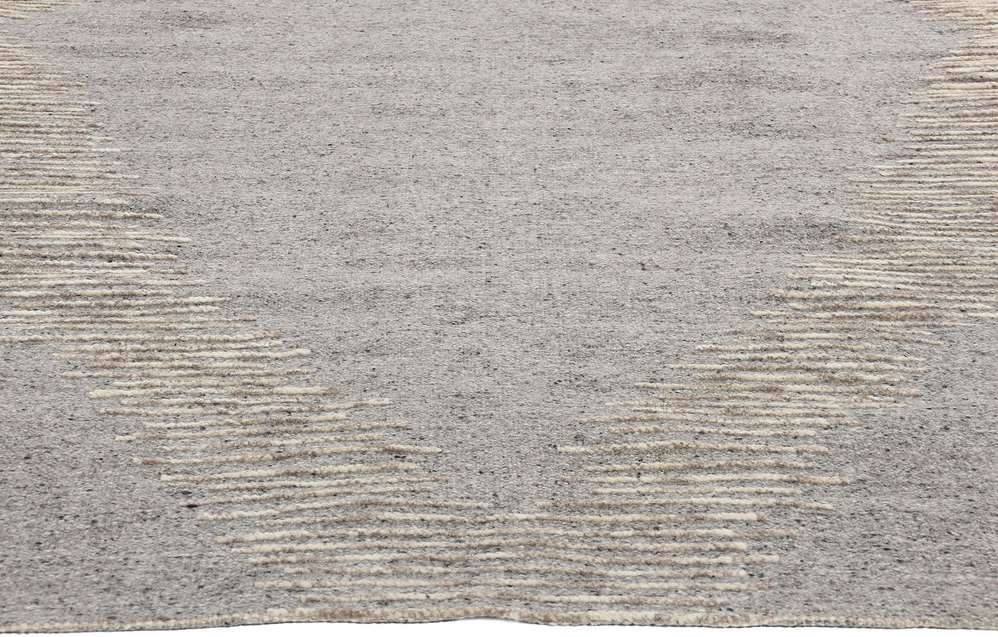 8 x 10 Modern Tribal Gray Moroccan Rug 31082