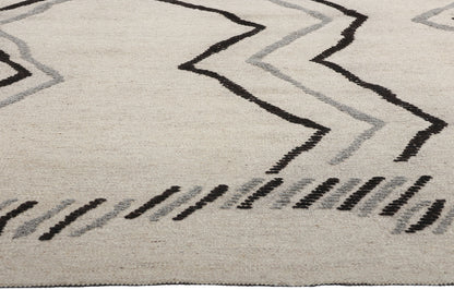 9 x 10 Modern Tribal Moroccan High-Low Rug 31254