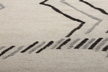 9 x 10 Modern Tribal Moroccan High-Low Rug 31254