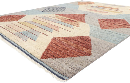 9 x 12 Modern Tribal Moroccan Rug 31327