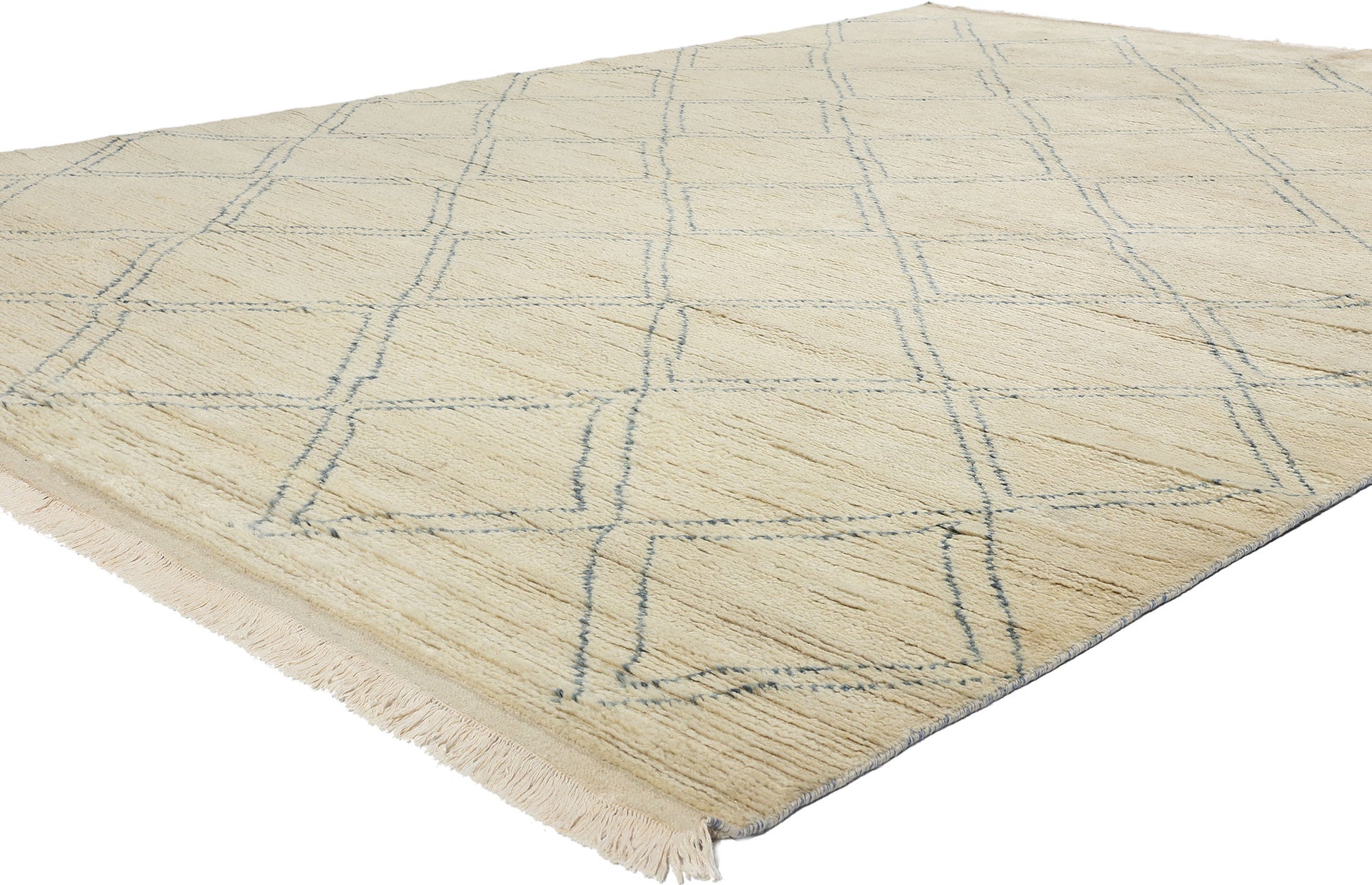 9 x 12 Modern Tribal Diamond Moroccan Rug 31083