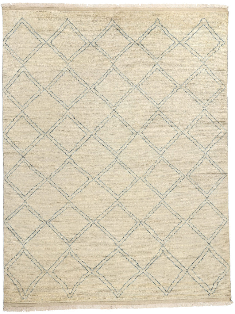 9 x 12 Modern Tribal Diamond Moroccan Rug 31083