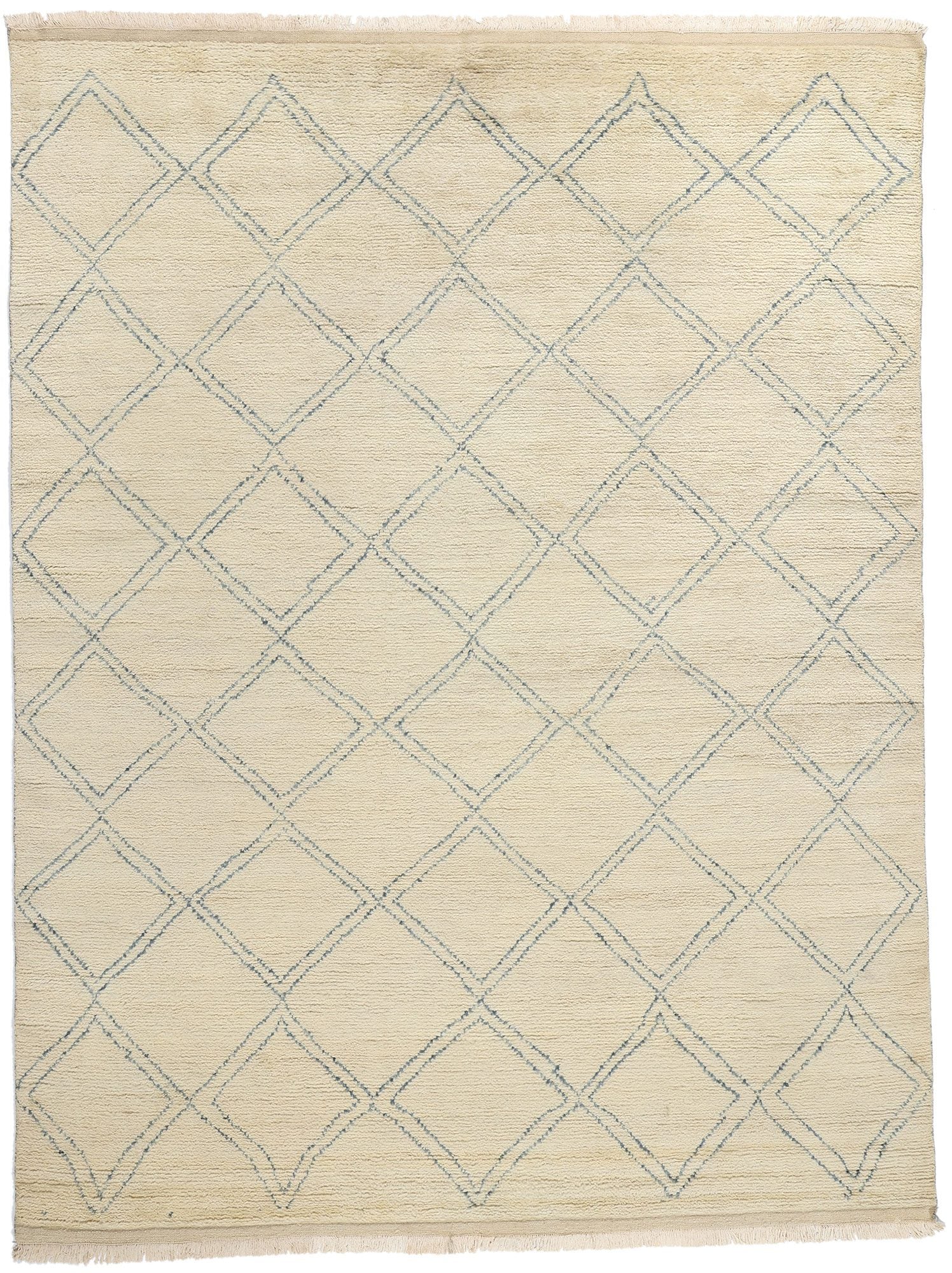 9 x 12 Modern Tribal Diamond Moroccan Rug 31083