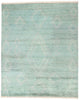 9 x 12 Modern Tribal Light Teal Moroccan Rug 31253