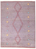 9 x 12 Modern Tribal Purple Moroccan Rug 31080