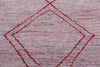 9 x 12 Modern Tribal Purple Moroccan Rug 31080