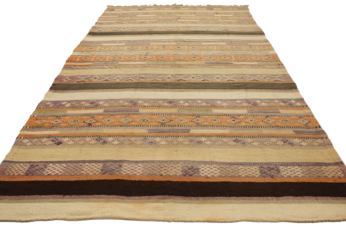 6 x 12 Vintage Berber Moroccan Kilim Rug 20329