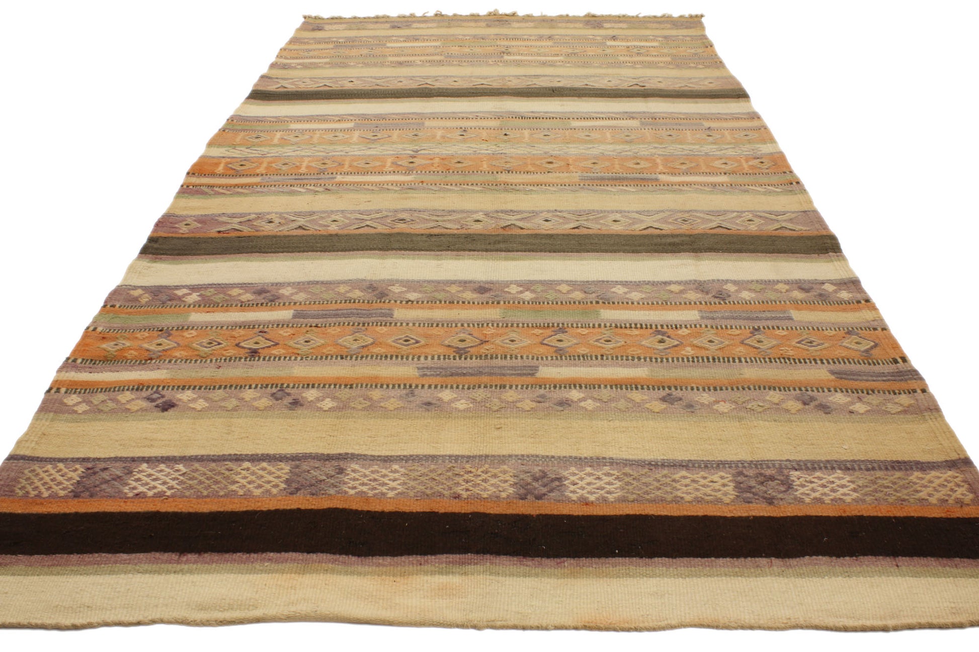 6 x 12 Vintage Berber Moroccan Kilim Rug 20329