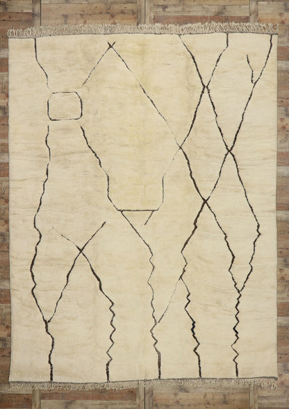 10 x 13 Organic Modern Moroccan Rug 21644