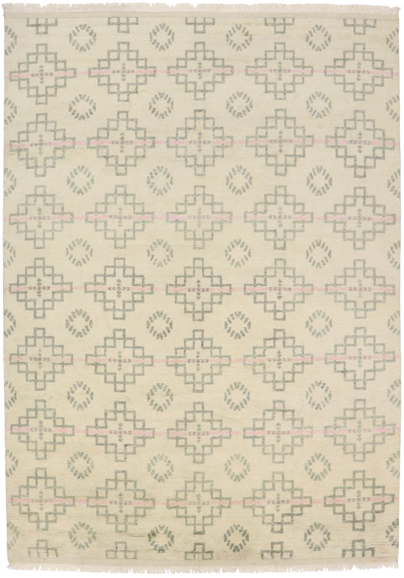 10 x 14 Neutral Moroccan Rug 30548