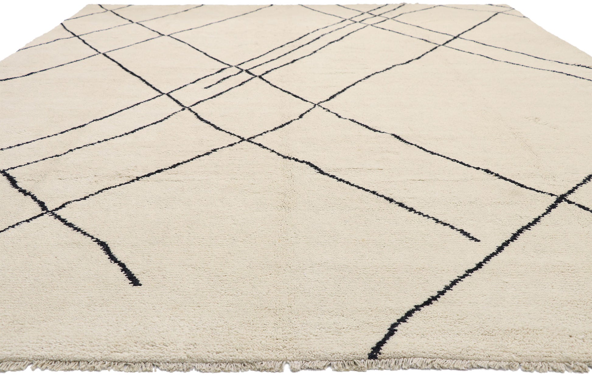 10 x 14 Modern Moroccan Area Rug 80543