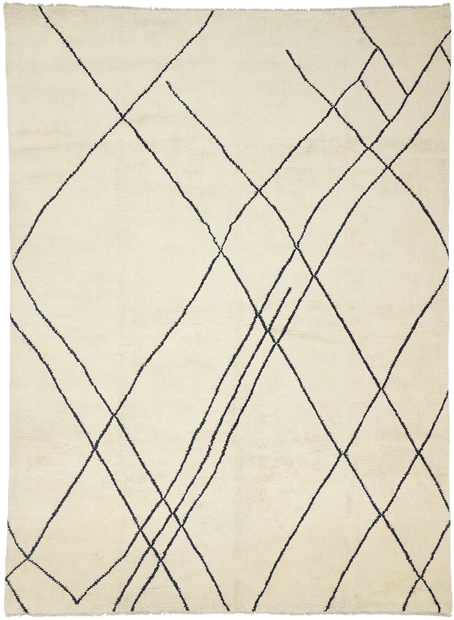 10 x 14 Modern Moroccan Area Rug 80543