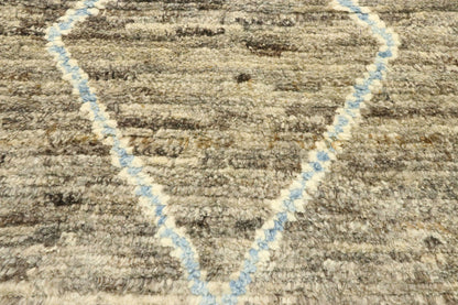 3 x 13 Earth-Tone Moroccan Rug 80617