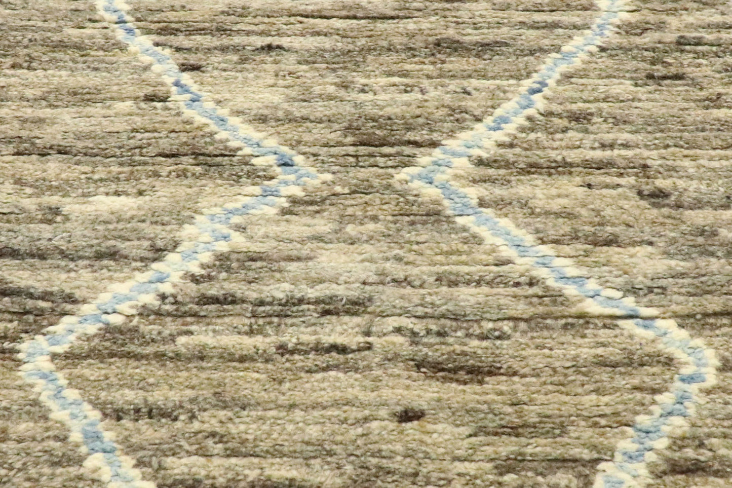 3 x 13 Earth-Tone Moroccan Rug 80617
