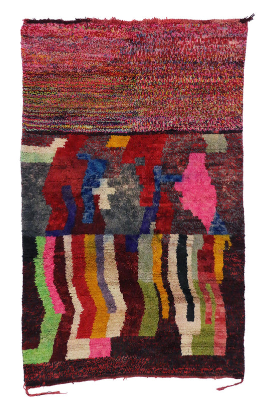 5 x 8 Vintage Moroccan Rug 20297