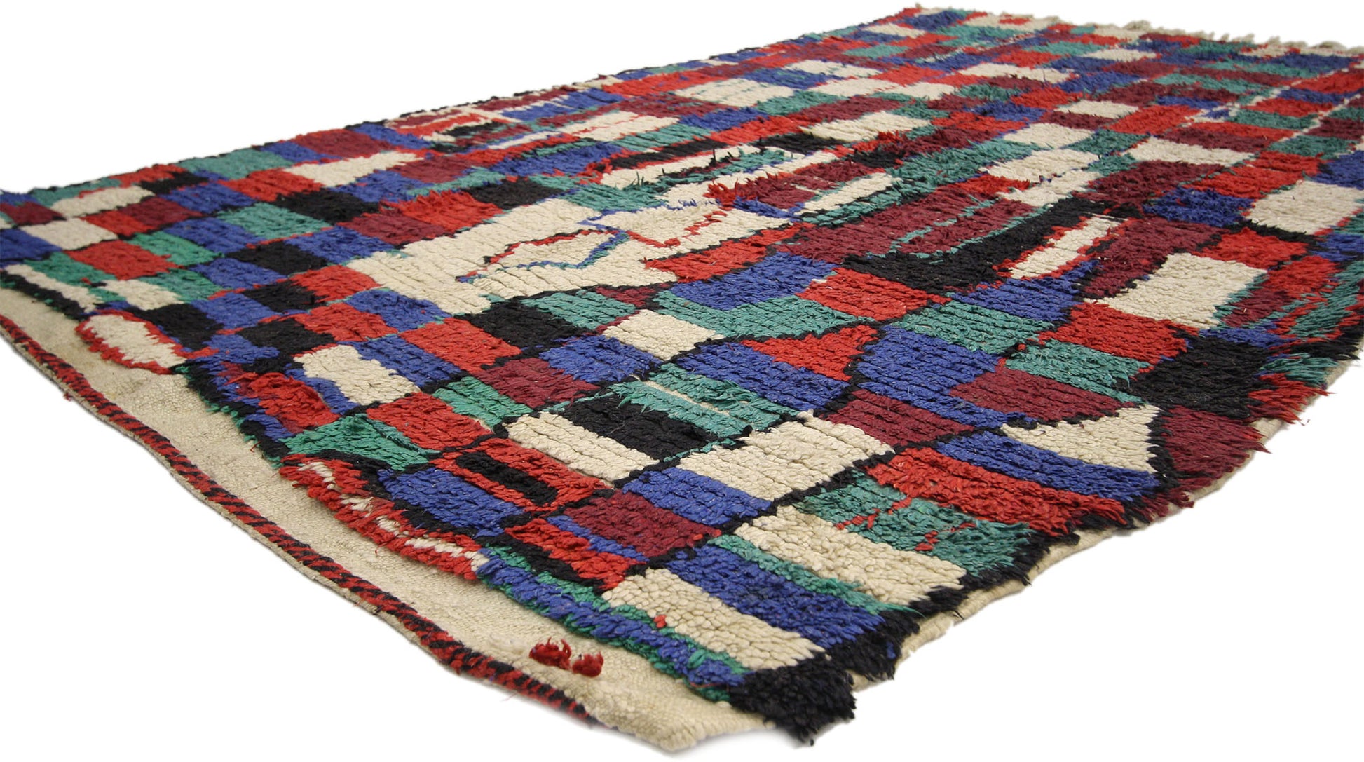 5 x 8 Vintage Moroccan Azilal Rug 74550