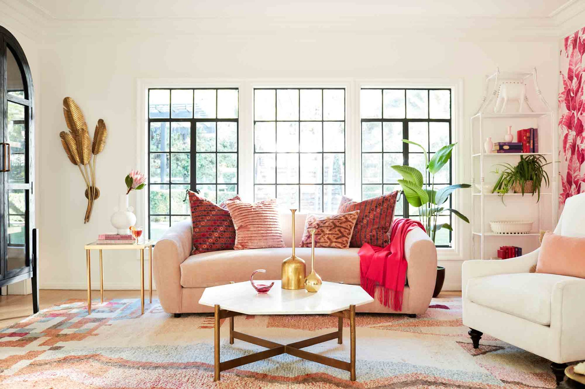 10 x 14 Colorful Pink Moroccan Rug 80664