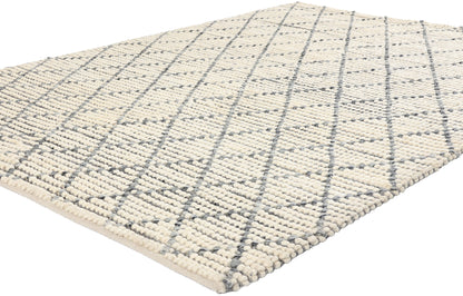 6 x 8 Modern Moroccan Trellis Textured Rug 31050