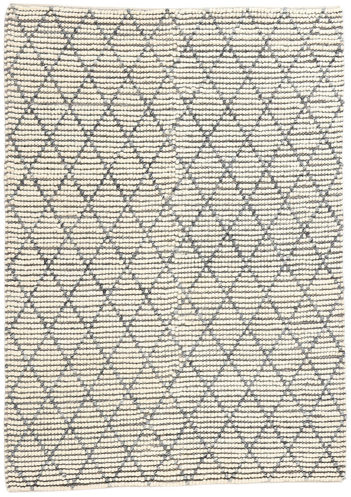 6 x 8 Modern Moroccan Trellis Textured Rug 31050