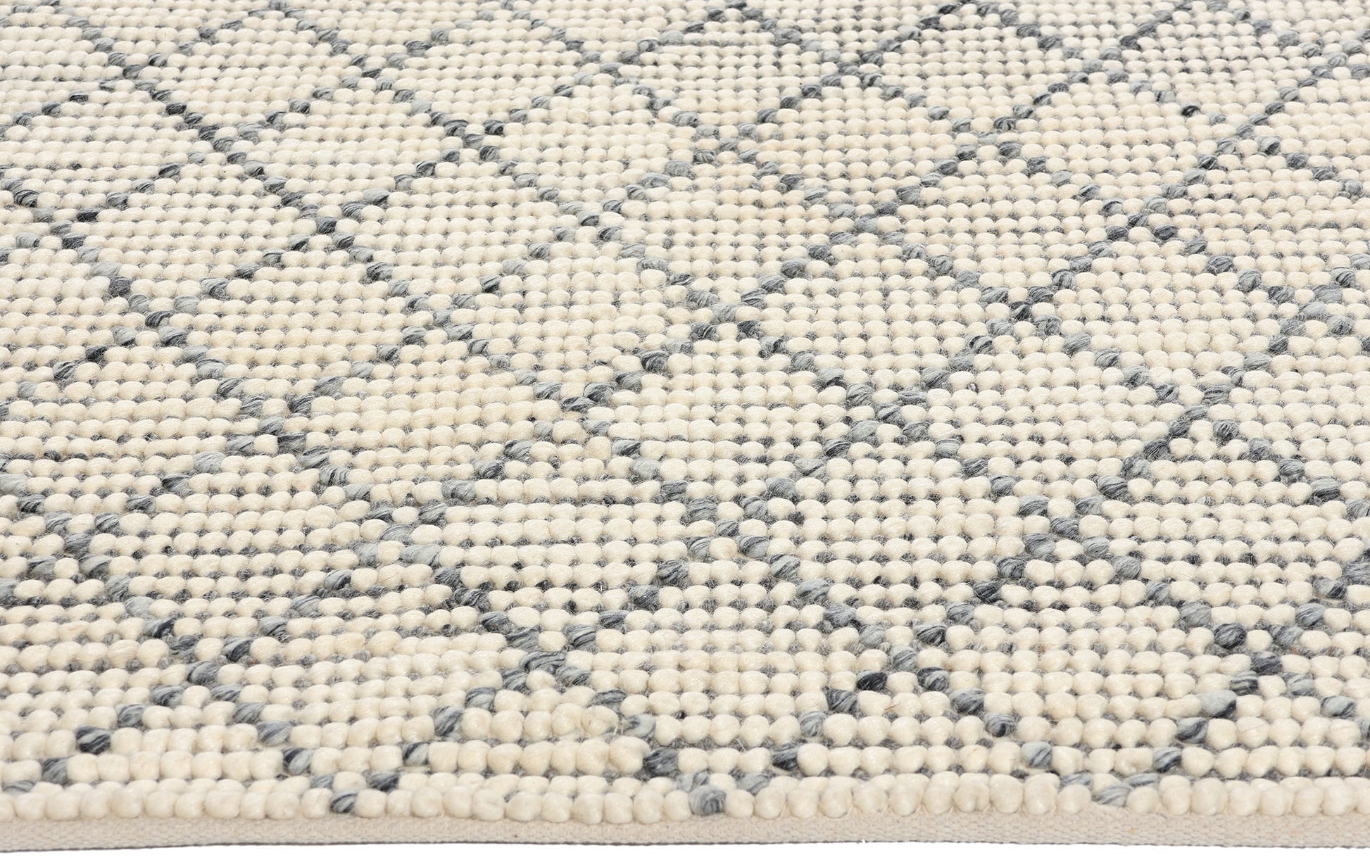 6 x 8 Modern Moroccan Trellis Textured Rug 31050