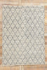 6 x 8 Modern Moroccan Trellis Textured Rug 31050