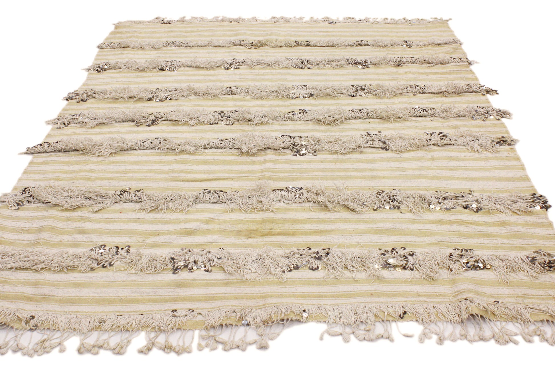 4 x 5 Vintage Moroccan Wedding Blanket 20325