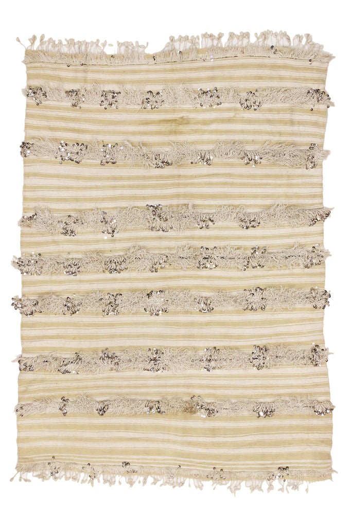 4 x 5 Vintage Moroccan Wedding Blanket 20325